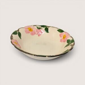 Vintage Franciscan Desert Rose Vegetable Bowl California Pottery